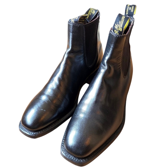 R.M. Williams Other - R.M. Williams Comfort Craftsman Men's Black Yearling Leather Ankle Boots Sz US 8